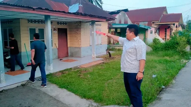 Pencurian Menggila di Gang Rambe, Polisi Olah TKP Rumah Alm. Mantan Kabid Kominfo Labuhanbatu