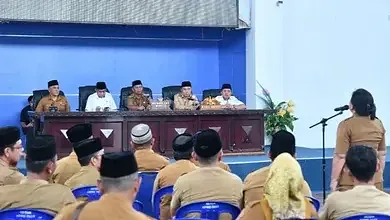 Bupati dan Wakil Bupati Boltim Pimpin Rapat Perdana Dengan Sangadi se-Kabupaten