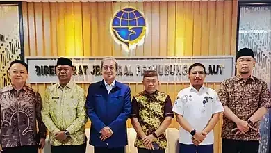 Bupati Oskar Audiensi Dengan Direktur Kepelabuhan RI