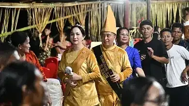 Wakili Bupati, Wabup Argo Didampingi Ny. Lucia K. Mokoginta Hadiri Tulude Jiko Belanga 2026