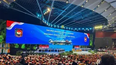 Wali Kota Kotamobagu dan Wakil Wali Kota Kotamobagu Hadiri Rakornas 2026