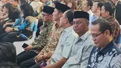Bupati Bolaang Mongondow Timur Oskar Manoppo hadiri syukuran satu tahun kepemimpinan Gubernur Sulawesi Utara Yulius Selvanus dan Wakil Gubernur Victor Mailangkay di Graha Bumi Beringin Manado, tegaskan pentingnya kolaborasi antarpemerintah daerah.