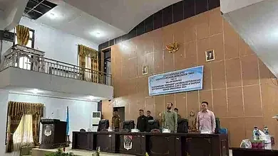paripurna penyampaian LKPJ Boltim 2025