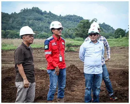 Bupati Eka Putra Kunjungi Pembangunan Hunian Tetap di Rambatan