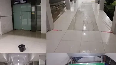 Kondisi RSUD Ali Hanafiah Mengkhawatirkan Saat Hujan, Lantai Licin Bikin Pengunjung Hampir Terjatuh