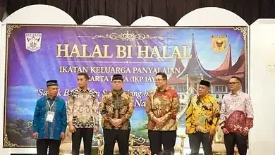 Wabup Ahmad Fadly Hadiri Halal Bi Halal IKP Jaya di Bekasi Jawa Barat
