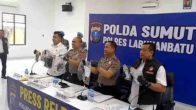 kepolisian labuhanbatu ungkap capaian penagkapan peredaran narkoba 2026