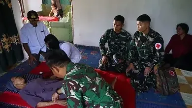 Satgas TMMD Ke-128 Hadir, Layanan Kesehatan Menyentuh Hingga ke Pintu Warga