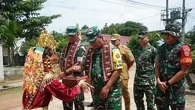 Ketua Tim Wasev TMMD Ke-128 Kunjungi Lokasi TMMD Kodim 0402 OKI