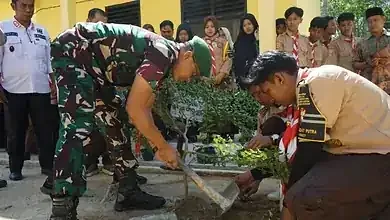 Dandim Tutup Persami KKRI Dengan Pesan Nasionalisme Dan Kepedulian Sosial