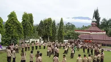 Wabup Ahmad Fadly Hadiri Pelantikan Saka Bhayangkara Polres Tanah Datar