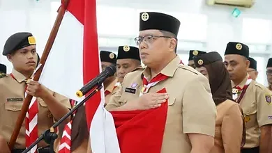 Audy Joinaldi Melantik Mabicab dan Kwarcab Kabupaten Tanah Datar Periode 2026-2031