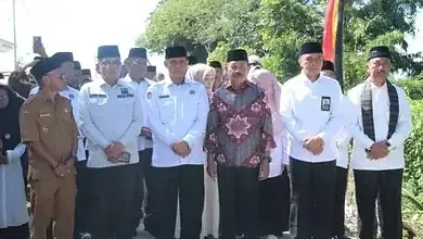 Anton Yondra Hadiri Syukuran Pemakaian Gedung Baru MTsN 7 Tanah Datar