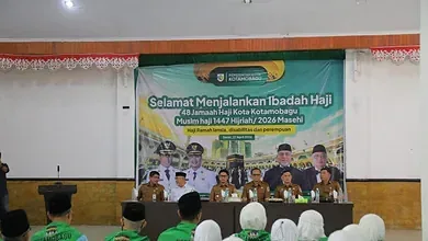 Wakil Wali Kota Kotamobagu Lepas 48 Calon Jemaah Haji 2026