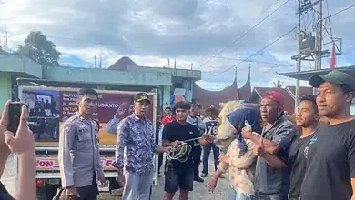 sapi kurban prabowo tanah datar