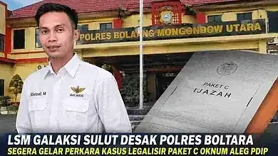 Kasus Legalisir Paket C Aleg PDIP Boltara