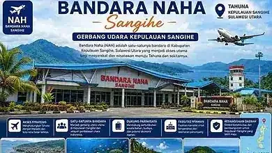 Bandara Naha sangihe sulawesi utara