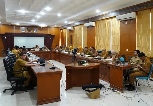 Wabup Tanah Datar Ahmad Fadly Hadiri Rakor Pengendalian Inflasi