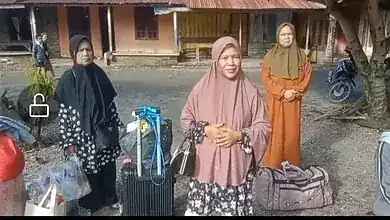 Bus Penumpang Jurusan Dumai–Medan Terbakar di Jalinsum Labura, 34 Penumpang Selamat