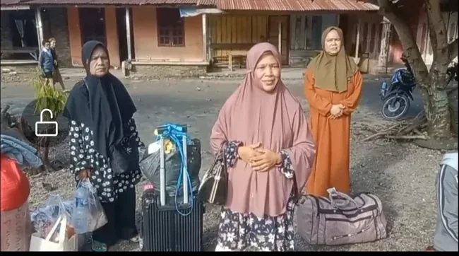 Bus Penumpang Jurusan Dumai–Medan Terbakar di Jalinsum Labura, 34 Penumpang Selamat