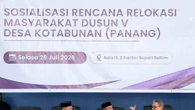 rencana relokasi dusun v desa panang oleh pt asa