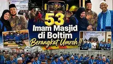 Rahman Salehe Berangkatkan 53 Imam Masjid Umroh
