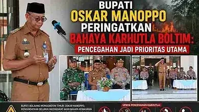 Antisipasi bahaya Karhutla Boltim
