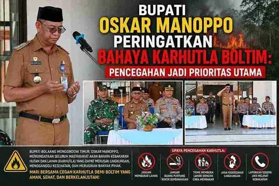 Antisipasi bahaya Karhutla Boltim