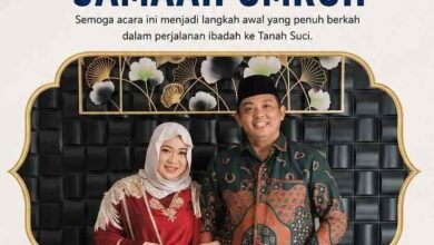 ahman Salehe umrah 62 jemaah