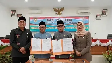 DPRD dan Pemkab Tanah Datar Tandatangani Nota Kesepakatan KUA-PPAS Perubahan 2026