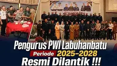 Pelantikan Pengurus PWI labuhanbatu