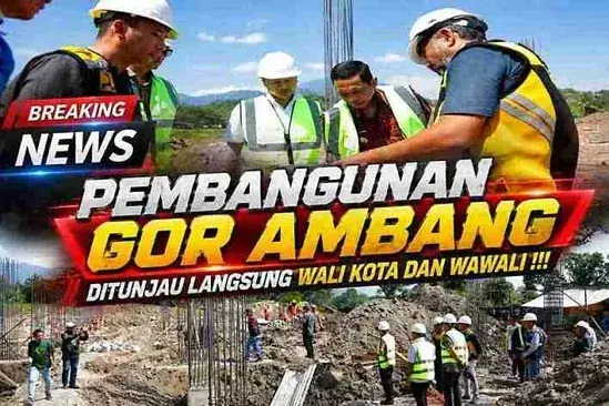 peninjauan Pembangunan GOR Ambang Kotamobagu