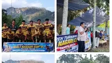 Open Turnamen Wali Nagari Pagaruyung Cup Yang Ke VI Bergulir