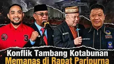 Konflik Tambang Kotabunan. paripurna dprd. pripurna kupa ppas perubahan anggaran boltim 2026