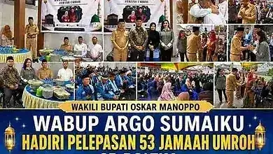 pelepasan 53 jamaah umroh Boltim
