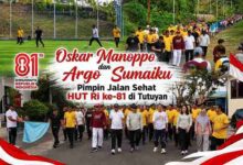 Jalan Sehat HUT RI ke-81 Boltim