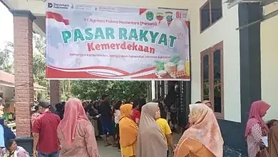 Agrinas Palma Nusantara Gelar Pasar Rakyat dan Layanan Kesehatan Gratis di Desa Sukarame