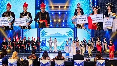 Arjuna Marside dan Giselle Languyu Harumkan Nama Boltim di Nyong Noni Sulut 2026