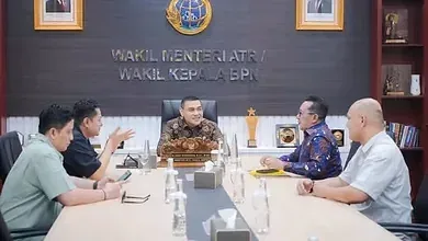 Bupati Tanah Datar Eka Putra Kunjungi Kementerian ATR/BPN