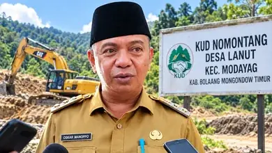 Oskar Manoppo Tegaskan Alat Berat di KUD Nomontang Lanut Hanya Tutup Lubang Berbahaya