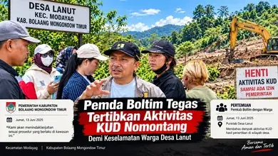Pemda Boltim Panggil KUD Nomontang, Aktivitas di Lanut Diminta Ditahan hingga Ada Kajian