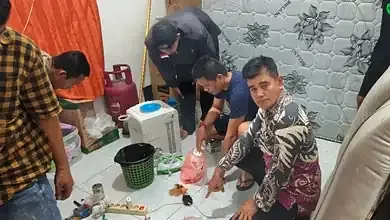 Polsek Marbau Temukan Alat Isap Diduga Terkait Narkoba di Rumah Kontrakan