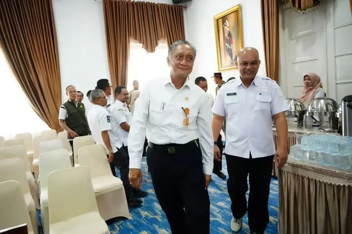 Menteri PU Dody Hanggodo Kunjungan Kerja Ke Tanah Datar