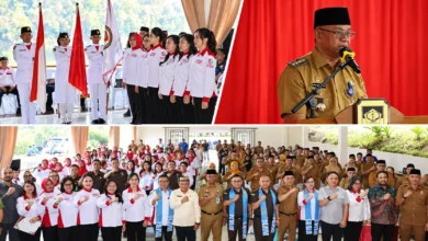 Foto pendukung berita Oskar Manoppo dan Argo Sumaiku Hadiri Pelantikan Srikandi Jaga Desa dan Aslinmas Boltim