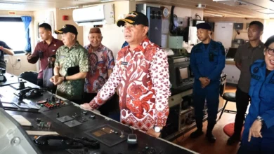 Foto pendukung berita Oskar Manoppo dan Argo Sumaiku Tinjau Uji Coba Tambatan Kapal Kotabunan